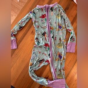 Little Sleepies Limited Edition Disney Princess Zippy. Size 18-24 Months